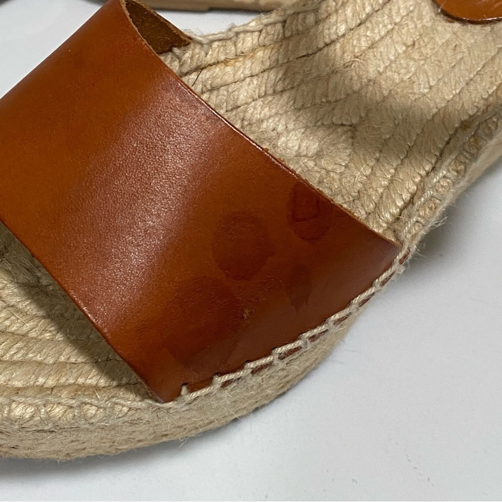 Soludos Minorca High Platform Wedge in Nude Size 6 - Picture 6 of 8